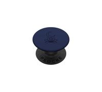 Celestial Lotus Moon Aesthetic Illustration PopSockets Adhesive PopGrip