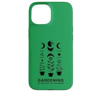 Celestial Lunar Gardening Moon Phase Plant Case for iPhone 15
