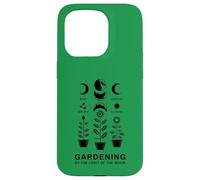 Celestial Lunar Gardening Moon Phase Plant Case for iPhone 15 Pro