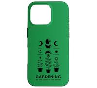 Celestial Lunar Gardening Moon Phase Plant Case for iPhone 16 Pro