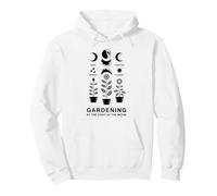 Celestial Lunar Gardening Moon Phase Plant Pullover Hoodie