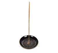 Celestial Magic: Astrology Wheel Incense Holder - Handcrafted Metal Stand with Zodiac Signs, Perfect Home Décor and Meditation Tool