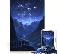 Celestial Map in The Sky Stars form Art Adults Puzzles 1000 Piece Jigsaws Logic Practice Cozy Pastime Clean Edges Great Gift size 50x75cm