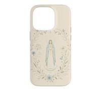 Celestial Marian Floral Prayer Faith Night Sky Aura Case for iPhone 14 Pro