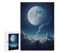 Celestial Moon In The Sky - Jigsaw Puzzle for Adults, 300 PCS, Holiday-Season Gift; for Shared Table Time