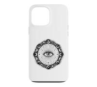 Celestial Moon Magic Eye Art Sun, Moon And Cloud Dial Art Case for iPhone 13 Pro Max