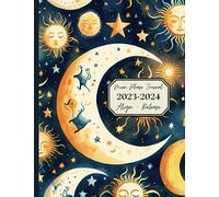 Celestial Moon Phase Journal & 2024 Monthly Planner | 100 Pages - 8.5 x 11" | Benefits of Journaling During the Lunar Cycle: Set Intentions, Manifest, ... | Perfect Journal for Adults & Teens