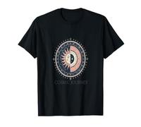 Celestial Moon Sun Stars Cosmic Graphic Spiritual Astrology T-Shirt