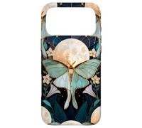 Celestial Moth Moon Floral Art Nouveau Gothic Aesthetic Iris Case for iPhone 17 Pro Max