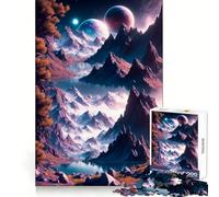 Celestial Mountains Jigsaw Puzzles for Teenagers 1000 Brain Strength Leisure Escape Firm Interlock Chic Xmas Gift size 38x26cm