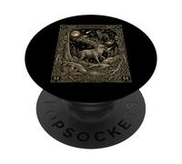 Celestial Mystic Stag Constellation Tarot Card PopSockets Adhesive PopGrip
