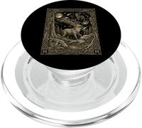 Celestial Mystic Stag Constellation Tarot Card PopSockets PopGrip for MagSafe