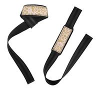 Celestial Mystical Leopard Print - 26 Inch Power Training Lifting Straps for Women Deadlifting