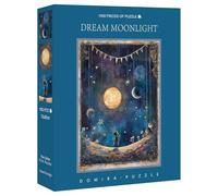 Celestial Night Enigma, Shimmer Scene Mosaic, Large Format Layout Featuring Shine, Cardstock Assembly Kit Showing Image, Recreation Hobby Project, 1000 Count Entertainment Aimed At School Office