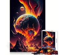 Celestial Oasis Adults Puzzles 1000 Piece Jigsaws Logic Practice Cozy Pastime Clean Edges Great Gift size 50x75cm