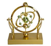 Celestial Orbit Perpetual Motion Pendulum, Kinetic Art Perpetual Motion Machine, Spinning Desktop Decor Model for Home Office, Astronomy Decor, Creative Desk Toy Gift