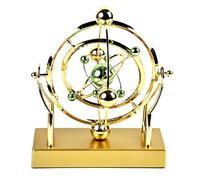 Celestial Orbit Perpetual Motion Pendulum - Newton's Cradle Kinetic Art Desk Decor Model, Creative Home Decor, Physics Gift for Teachers, Desk Gadgets, Spinning Orbital Table Decoration