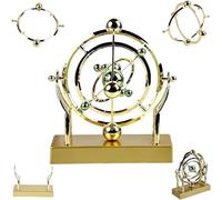 Celestial Orbit Perpetual Motion Pendulum, Newtons Cradle Perpetual Motion Machine Kinetic Art, Perpetual Motion Celestial Orbit Desktop Decor Model, Creative Home Rotary Decoration, Astronomy Decor