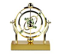 Celestial Orbit Perpetual Motion Pendulum, Perpetual Motion Machine Kinetic Art Sculpture, Kinetic Art Desk Decor, Astronomy Model for Home Office, Rotating Sculpture Living Room Bedroom Decoration