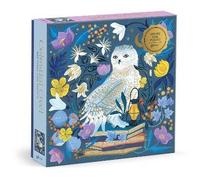 Celestial Owl 500 Piece Foil Puzzle, Galison,
