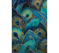 Celestial Peacock Journal: A Magic Notebook Featuring a Patterned Glowing Peacock in Metallic Ultraviolet, Teal, and Gold with Stars and Glitter - Perfect for Writing, Reflection, and Creative Energy