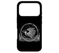 Celestial Pearl Danio Line Art Aquarist Case for iPhone 17 Pro