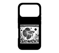 Celestial Pearl Danio Line Art Aquarist Case for iPhone 17 Pro