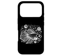 Celestial Pearl Danio Line Art Aquarist Case for iPhone 17 Pro