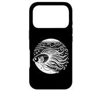 Celestial Pearl Danio Line Art Aquarist Case for iPhone 17 Pro