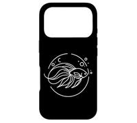 Celestial Pearl Danio Line Art Aquarist Case for iPhone 17 Pro