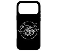 Celestial Pearl Danio Line Art Aquarist Case for iPhone 17 Pro Max