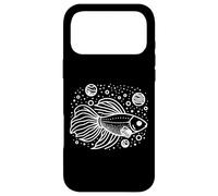 Celestial Pearl Danio Line Art Aquarist Case for iPhone 17 Pro Max