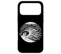 Celestial Pearl Danio Line Art Aquarist Case for iPhone 17 Pro Max