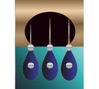 Celestial Pendulums Studio Sketchbook: Luxury Abstract Geometric Sketchbook | Large 8.5 x 11 Blank Pages for Drawing, Illustration, Doodling, and Creative Expression