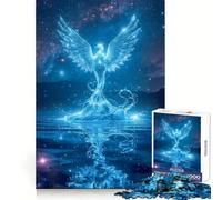 Celestial Phoenix Rising from Water 1000 Pieces Puzzles for Adults Mental Exercise Mindful Escape Snug Lock Xmas Surprise size 50x75cm