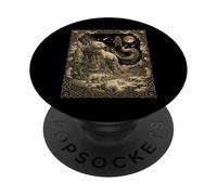 Celestial Polar Bear Tarot Card Ursa Constellation Moon PopSockets Adhesive PopGrip