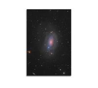 Celestial Poster Isolated Spiral Galaxy in Space Poster Modern Wall Art Canvas Aesthetic Decoration Painting 12x18inch(30x45cm) Unframe-style