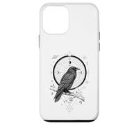 Celestial Raven Crow Bird Lunar Phases Astral Geometry Case for iPhone 12 mini