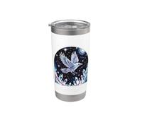 Celestial Raven Crystal Constellation Stainless Steel Insulated Tumbler