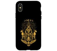 Celestial Sacred Geometry Egyptian God Anubis Egypt Case for iPhone X/XS