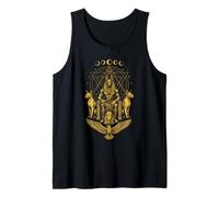 Celestial Sacred Geometry Egyptian God Anubis Egypt Tank Top