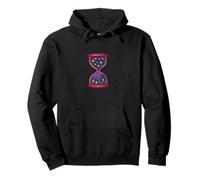 Celestial Sands Hourglass Cosmic Time Flow Starry Pullover Hoodie