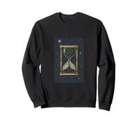 Celestial Sands Hourglass Cosmic Time Flow Starry Sweatshirt