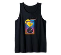 Celestial Sands Hourglass Cosmic Time Flow Starry Tank Top