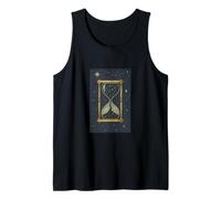 Celestial Sands Hourglass Cosmic Time Flow Starry Tank Top