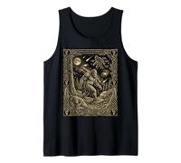 Celestial Sasquatch Bigfoot Tarot Card Constellation Tank Top