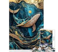 Celestial Sea Kintsugi Art Puzzles for Teenagers 1000 Piece Support Memory Strength And Retention Gentle Calm Leisure Activity (50X75cm)