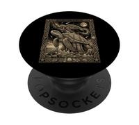 Celestial Sea Turtle Tarot Card Totem PopSockets Adhesive PopGrip