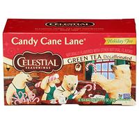 Celestial Seasonings Candy Cane Lane Green Holiday Tea Decaf 20 Tea Bags