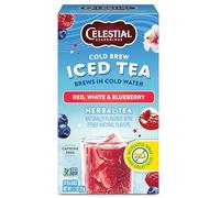 Celestial Seasonings Cold Brew Red White Blueberry, Pack of 18